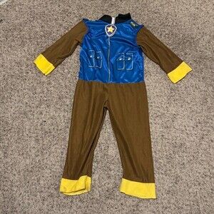 Chase Paw Patrol Nickelodeon Kids Costume Blue Brown Boys Size Small